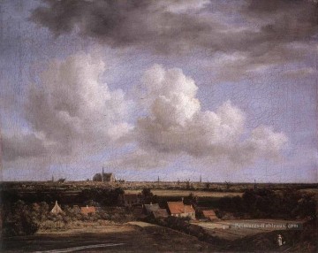  voir Tableaux - Paysage avec une vue de Haarlem Jacob Isaakszoon van Ruisdael